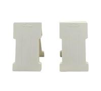 Ssmmam 50Pcs Bianco 4.52 3 pollice Clip di Capelli Schede Display per Accessori per Capelli Display e Organizzazione