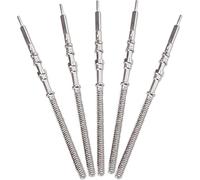 Ssmmam Set di 5 meccanismi con manico in acciaio, per orologio NH35, NH36, NH38, NH39, ricambio e accessori