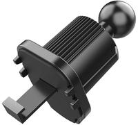 Ssmmam Supporto universale nero per bocchetta dell'aria dell'auto, supporto a clip per giunto sferico da 17 mm, per la maggior parte delle staffe da auto con clip universale per bocchetta dell'aria