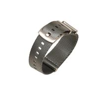 SSNAWBA 18mm 20mm 22mm 24mm cinturino in nylon resistente cinturino in tela a righe uomo donna sostituire bracciale cinturino orologio accessori, 18mm, Agata
