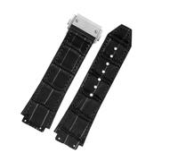 SSNAWBA 26 x 19 mm, cinturino in vera pelle di mucca, compatibile con Classic Fusion Universe Big Bang, serie da uomo, cinturino per orologio butterfly fibbia, 26X19mm no clasp