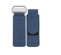 SSNAWBA Accessori for orologi compatibili con Rolex Panerai Tudor Cinturino sportivo in nylon con chiusura a strappo Cinturino NATO 22mm 24mm(Blue Silver,22mm)