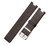 SSNAWBA Cinturini for orologi compatibili con CK K1S21120/K1S21102 in pelle resistente e morbida for cinturino for orologio Calvin Klein da 20 mm(Brown Silver)