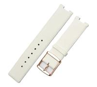 SSNAWBA Cinturini for orologi compatibili con CK K1S21120/K1S21102 in pelle resistente e morbida for cinturino for orologio Calvin Klein da 20 mm(White rose gold)