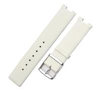 SSNAWBA Cinturini for orologi compatibili con CK K1S21120/K1S21102 in pelle resistente e morbida for cinturino for orologio Calvin Klein da 20 mm(White Silver)