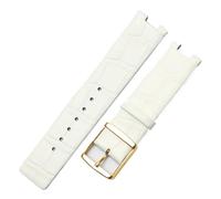 SSNAWBA Cinturini for orologi compatibili con CK K1S21120/K1S21102 in pelle resistente e morbida for cinturino for orologio Calvin Klein da 20 mm(A-White gold)