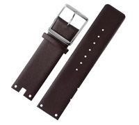 SSNAWBA Cinturini for orologi compatibili con CK K94231 K9423101 in pelle resistente e morbida, compatibili con cinturino for orologio Calvin Klein da 22 mm, bracciale da uomo(Brown-silver)
