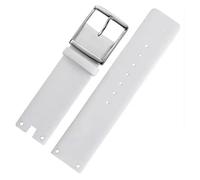 SSNAWBA Cinturini for orologi compatibili con CK K94231 K9423101 in pelle resistente e morbida for cinturino for orologio Calvin Klein da 22 mm(White-silver)