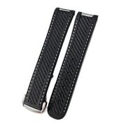 SSNAWBA Cinturino for orologio in gomma e silicone da 20 mm compatibile con Omega Seamaster 300 AT150 Aqua Terra Ultra Light 8900 con fibbia in acciaio(Line,20mm NO Buckle)