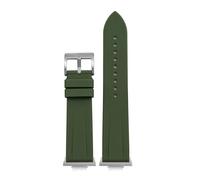 SSNAWBA Cinturino in caucciù compatibile con Tissot PRX Powermatic 40 mm fibbia in acciaio inossidabile uomo sportivo impermeabile cinturino in silicone a sgancio rapido 12 mm(Army green)