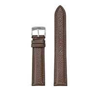 SSNAWBA Cinturino in pelle 12/13/14/15/16/17/18/19/20/21/22/23/24mm Uomo Donna Universale Pelle bovina Sostituisci cinturino cinturino marrone(Dark Brown,12mm)