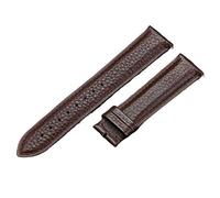 SSNAWBA Cinturino in pelle 12/13/14/15/16/17/18/19/20/21/22/23/24mm Uomo Donna Universale Pelle bovina Sostituisci cinturino cinturino marrone(Dark Brown no buckle,24mm)