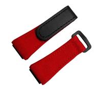 SSNAWBA Cinturino in tela + vera pelle compatibile con cinturino in nylon Richard Mille, strumento for orologi da uomo RM50/53, cacciavite a 4 stelle e 5 stelle, polso da 25 mm(RED)