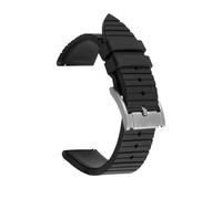 SSNAWBA Cinturino sportivo in gomma fluorurata 20/22/24mm fibbia in acciaio inossidabile a sgancio rapido FKM uomo donna sostituisce cinturino compatibile con Huawei GT 4 46mm(Noir,20mm)