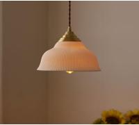 SSNCcNC Design creativo Lampada da sala da pranzo Stile giapponese in ceramica Lampada a sospensione Moderno/Vintage Camera da letto Comodino E27 Soggiorno Soppalco 22 * 16cm