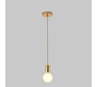 SSNCcNC D'oro,1, Moderna/Vintage Lampada a sospensione Stile americano Lampada a sospensione Minimalismo nordico Lampada per sala da pranzo Camera da letto Comodino E27 Soggiorno Loft