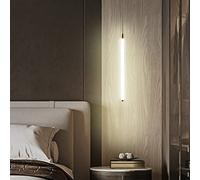 SSNCcNC Lampada a sospensione LED Moderno minimalista Lampada Sospesa Camera da letto Comodino Luci sospese 3000K nordico Linea lunga PVC lampadario Per salotto caffetteria Loft ristorante,50cm
