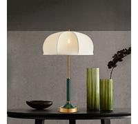SSNCcNC Lampada da tavolo Moderno/vintage Creativo Bauhaus Lampada da comodino Lampada da scrivania Con paralume in tessuto Soggiorno Camera da letto Hotel Caffetteria Decorativo E27*1 D37*H60CM