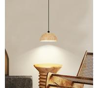 SSNCcNC LED Giallo Travertino Lampada a sospensione Vintage Design creativo Legno Camera da letto Comodino Moderna Lampada da sala da pranzo Luce tricolore Soggiorno Loft