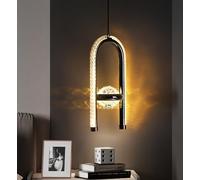 SSNCcNC LED moderno Cristallo Dimmerabile Luce a sospensione Camera da letto Comodino Design creativo Luce a tre colori Soggiorno Sala da pranzo Scale Soppalco