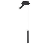 SSNCcNC LED Moderno Nordico Lampada a sospensione camera da letto Luce a sospensione Minimalismo Design creativo Luce neutra 4500K Soggiorno Sala da pranzo Scala Soffitta Nero