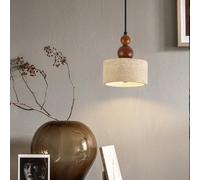 SSNCcNC LED Travertino giallo Comodino Lampada a sospensione Design creativo Camera da letto Legno vintage Moderna Lampada per sala da pranzo Luce tricolore Soggiorno Loft