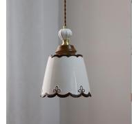 SSNCcNC Nordico Minimalismo Lampada a sospensione Vintage La ceramica Lampada da sala da pranzo Lampada da camera da letto Comodino E27 Soggiorno Soppalco Corridoio