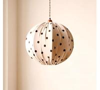 SSNCcNC Vintage Luce a sospensione Minimalismo Luci a sospensione Stile giapponese Lampada da sala da pranzo Paralume in tessuto creativo Lampada da soffitto E27 soggiorno Ø42cm