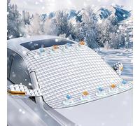 SSNZZBC Copri Parabrezza Anteriore Auto, per Fiat 500L 2012-2021 Inverno Contro Ghiaccio Gelo Copertura Neve Auto