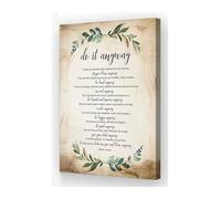 SSOPTMCB Mother Teresa Do It Anyway Canvas Print - Vintage Motivational Poster, Inspirational Poem Wall Art for Study Room Decor (Unframed,12x18inch(30x45cm))