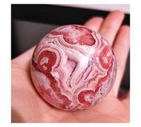 SSOPTMCB Sfera di cristallo naturale di rodocrosite preziosa sfera simbolo d'amore regali originali per le donne pietre indie gioielli pietre al quarzo cristalli Reiki (dimensioni: circa 4,5 cm)