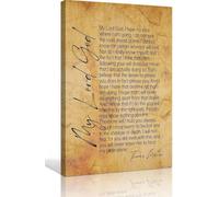 SSOPTMCB Thomas Merton My Lord God Prayer Canvas Print - Motivational Wall Art Poster for Christian Home Decor in Living Room or Hallway(Unframed,08x12inch(20x30cm))