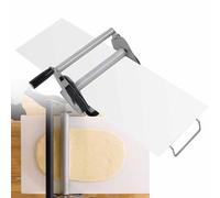 SSQUZA Sfogliatrice Pasticceria Manuale in Acciaio Inox con Tavola Grande 39" X15,5,Spessore Regolabile 0,5 a 27 Mm, Laminatrice per Pasta per Panetteria, Pizza E Croissant,Rs201