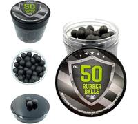 SSR 100 x Hard Rubber Balls Paintballs Training Shooting Reballs for Paintball And Defense Pistols 50 Cal. Palline in Gomma Dura per Paintball e Pistole da Difesa in Calibro 50