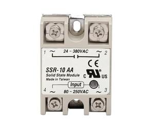SSR-10aa 25aa 40aa Relè a stato solido monofase con custodia bianca, controllo CA AC SSR(25AA)