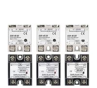SSR-25DA SSR-40DA SSR-40AA SSR-40DD 10A 25A 40A 60A 80A 100A DD DA AA Relè(White without Case,150A,DD)