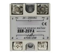 SSR-25VA-220V resistenza monofase a CA 25A Regolatore di tensione a stato solido 220V speciale for 220VAC 25VA-220V SSR Industrial Electrical Relays