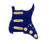SSS Ainico 5 Single Coil Guitar Pickups Pickguard Precablato A 7 Vie Completamente Caricato Per Chitarra St (Color : 02)