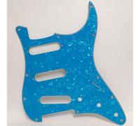 SSS Battipenna a 11 fori per chitarra elettrica Stratocaster, piastra antigraffio blu perla, compatibile con chitarre elettriche Fender/Squier Strat Parti di ricambio