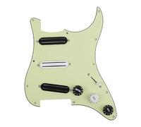 Sss Battipenna Caricato A 11 Fori Per Chitarra ScratchPlate Precablato Per Chitarra Elettrica Con 3 Pickup Humbucker A Doppia Guida