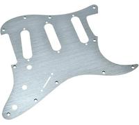 SSS Battipenna per chitarra Battipenna 11 fori antigraffio in metallo alluminio anodizzato stile moderno per ST ChitarraPiastra Protezione Antigraffio(Chrome)