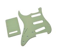 SSS Battipenna Tremolo per mano sinistra Piastra posteriore Tremolo Cover Set per chitarra ST ChitarraPiastra Protezione Antigraffio(Mint Green)