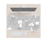 (SSS MAOMAO (4)-400x900x4mm) Tappetino per mouse originale Tappetino per mouse simpatico gatto Tappetini