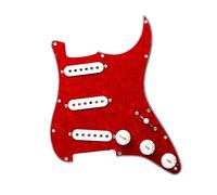 SSS Pickup Chitarra Elettrica Pickguard Precablato Pickup Single Coil Caricato Accessori Per Chitarra A 11 Fori (Color : 06)