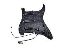 SSS. Pickup Humbucker Caricato Prewired Set Yellow Set Caricato Accessori Per Chitarra Pressaggio Pickup chitarra precablati (Color : Black Pearl)