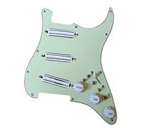 SSS Pre-cablato Pickguard Multifunzione Bianco Mini Humbucker Pickups 7 Way Toggle Welding Harness Set Battipenna precablati Set