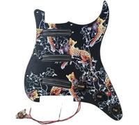 SSS Precablato 3D Stampato Strat Battipenna Multifunzione Interruttore Mini Humbucker Pickups Ad Alta Uscita DCR Fit Fender Stratocaster Chitarra Elettrica
