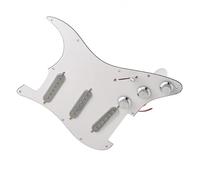 SSS Silver Pickup Chitarra elettrica Battipenna caricato precablato Scratchplate Assemblaggio standard (Color : 2)