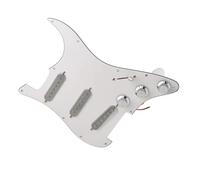 SSS Silver Pickup Chitarra elettrica Caricato Precablato Battipenna Squisito assemblaggio di parti per chitarra (Color : 2)