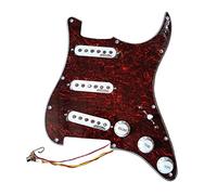 SSS Upgrade Loaded Guitar Pickguard White Single Coil Pickups Interruttore A 5 Vie Per Chitarra Elettrica Parti di ricambio per chitarre